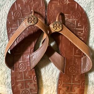 Tory Burch size 8 sandals fair condition